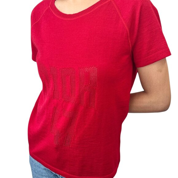 Dior | Tops | Christian Dior Vintage 205 Logo Knit Top 42 Tshirt